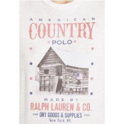 Camiseta Ralph Lauren Country Blanco
