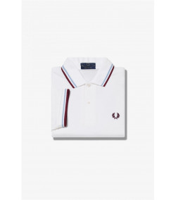Polo Fred Perry M12 Blanco
