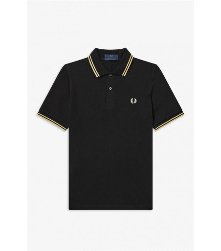 Polo Fred Perry M12 Negro