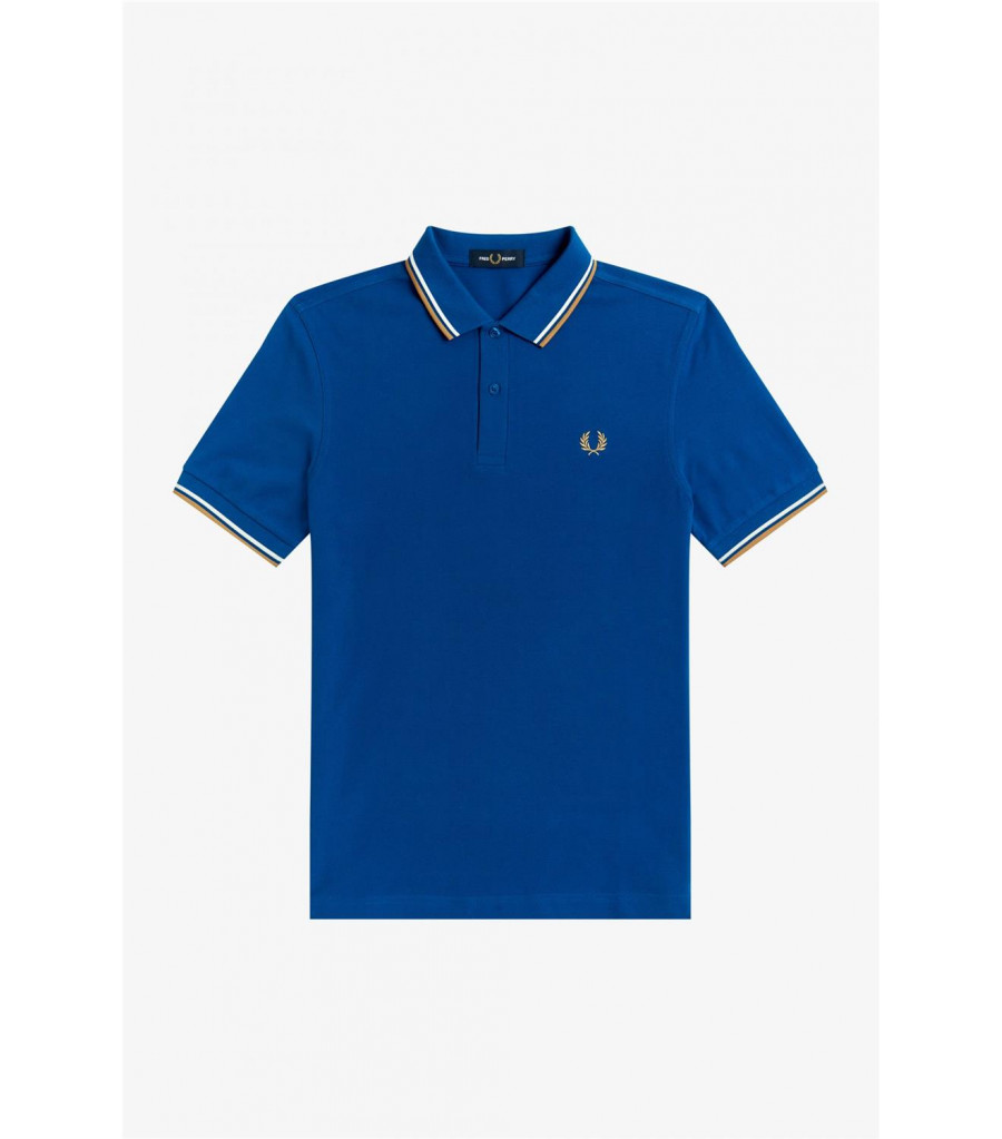 Polo Fred Perry M3600 Azul Electrico