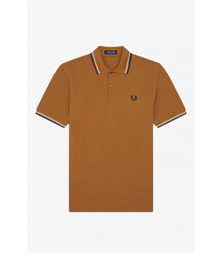 Polo Fred Perry M12 Caramelo