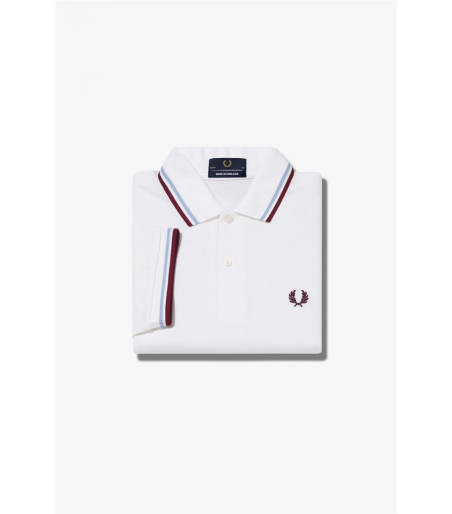 Polo Fred Perry M12 BLANCO