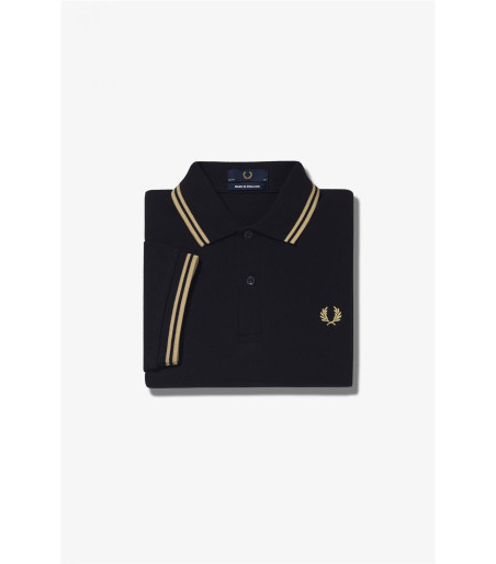 Polo Fred Perry M12 NEGRO